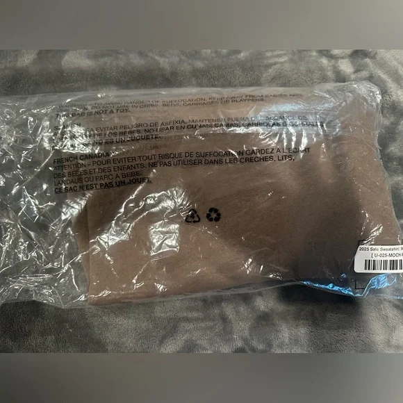 Nuuds BRAND NEW Mocha CrewNeck Sweatshirt w/ Logo - Picture 3 of 5